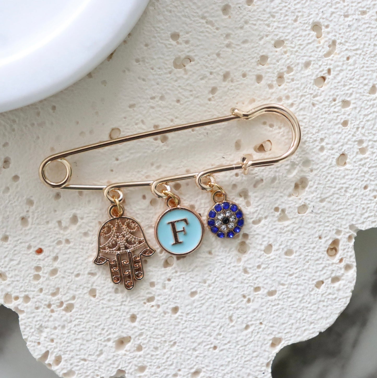 Hamsa Evil Eye Protection Keepsake Pin