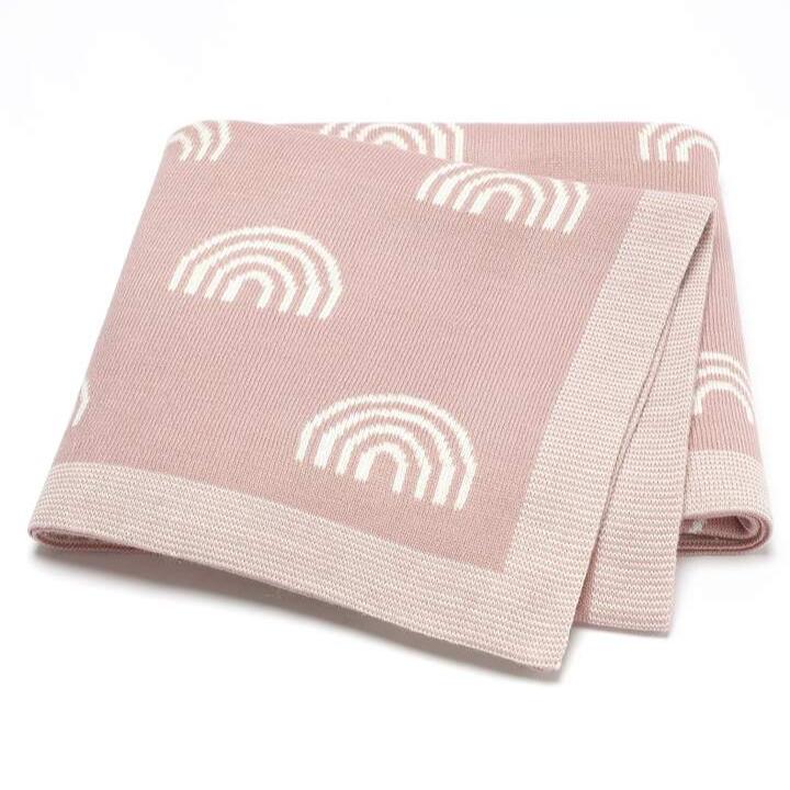 Baby Blanket - Pink Rainbow