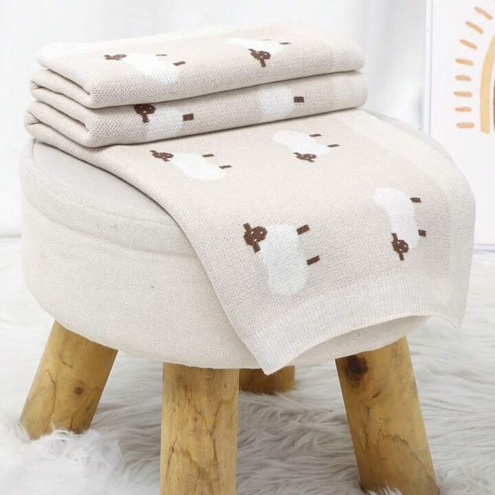 Baby Blanket - Beige Sheep