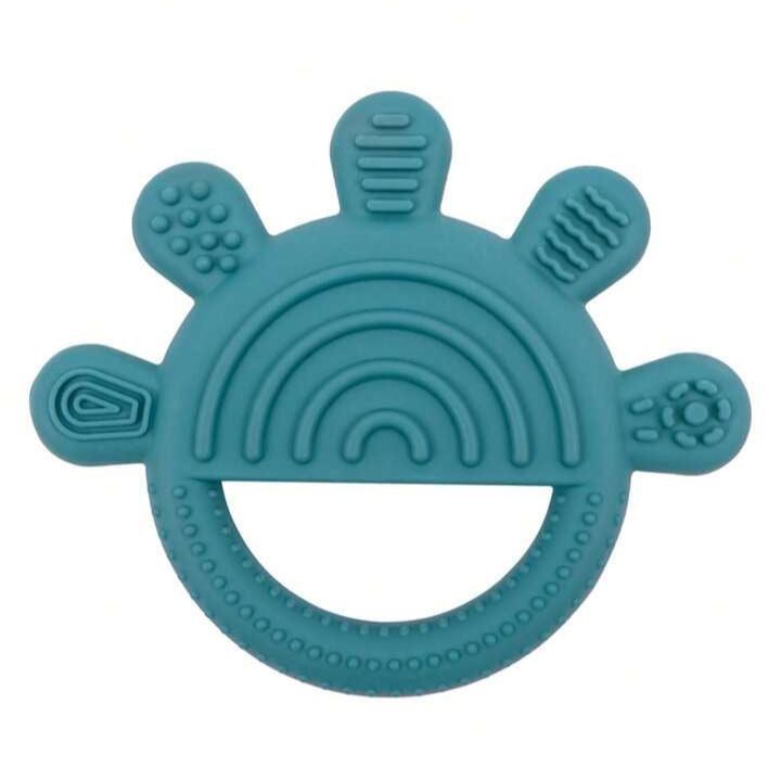Teether - Teal Silicone Sun