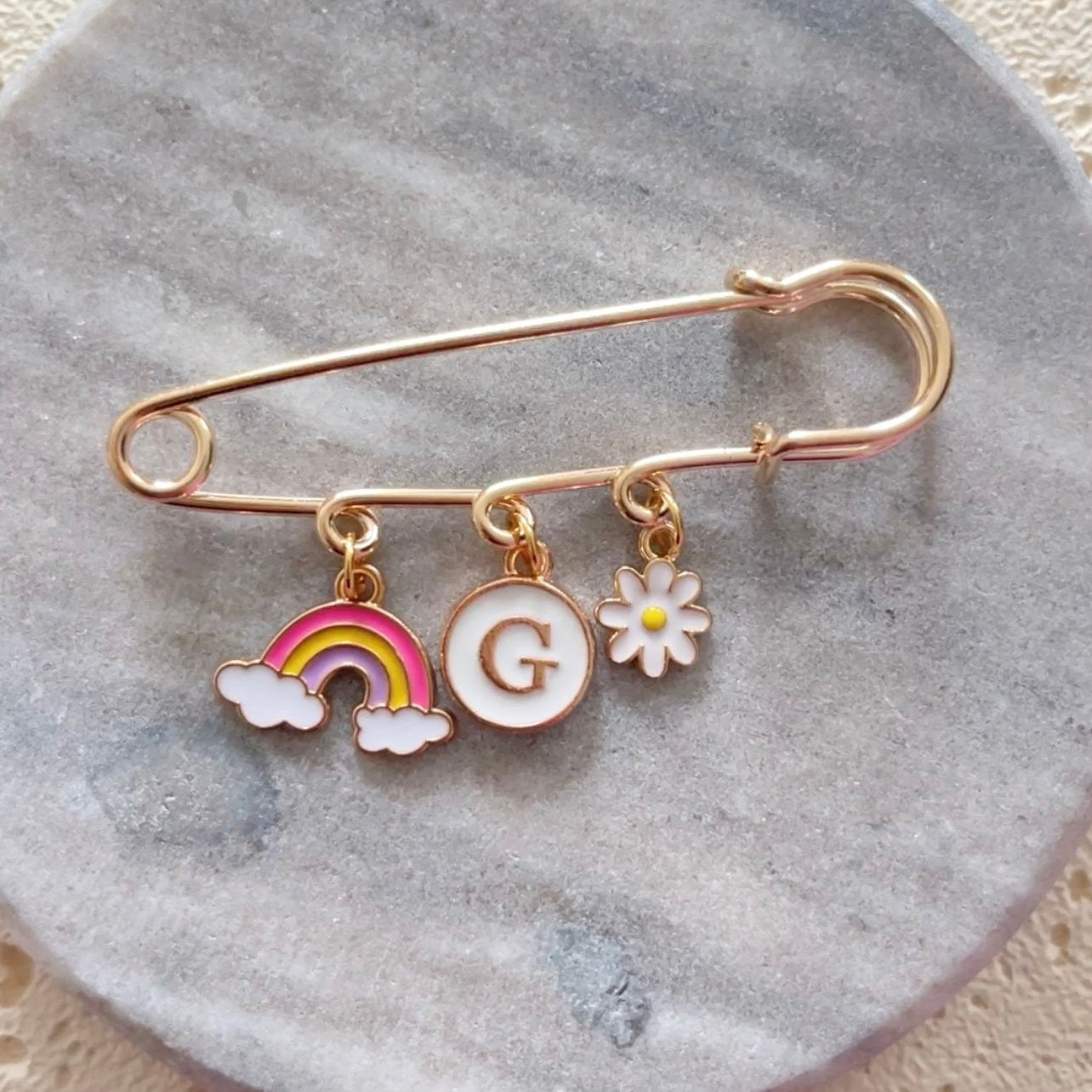 Somewhere Over the Rainbow Keepsake Pin
