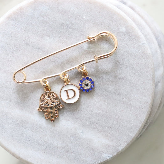Hamsa Evil Eye Protection Keepsake Pin