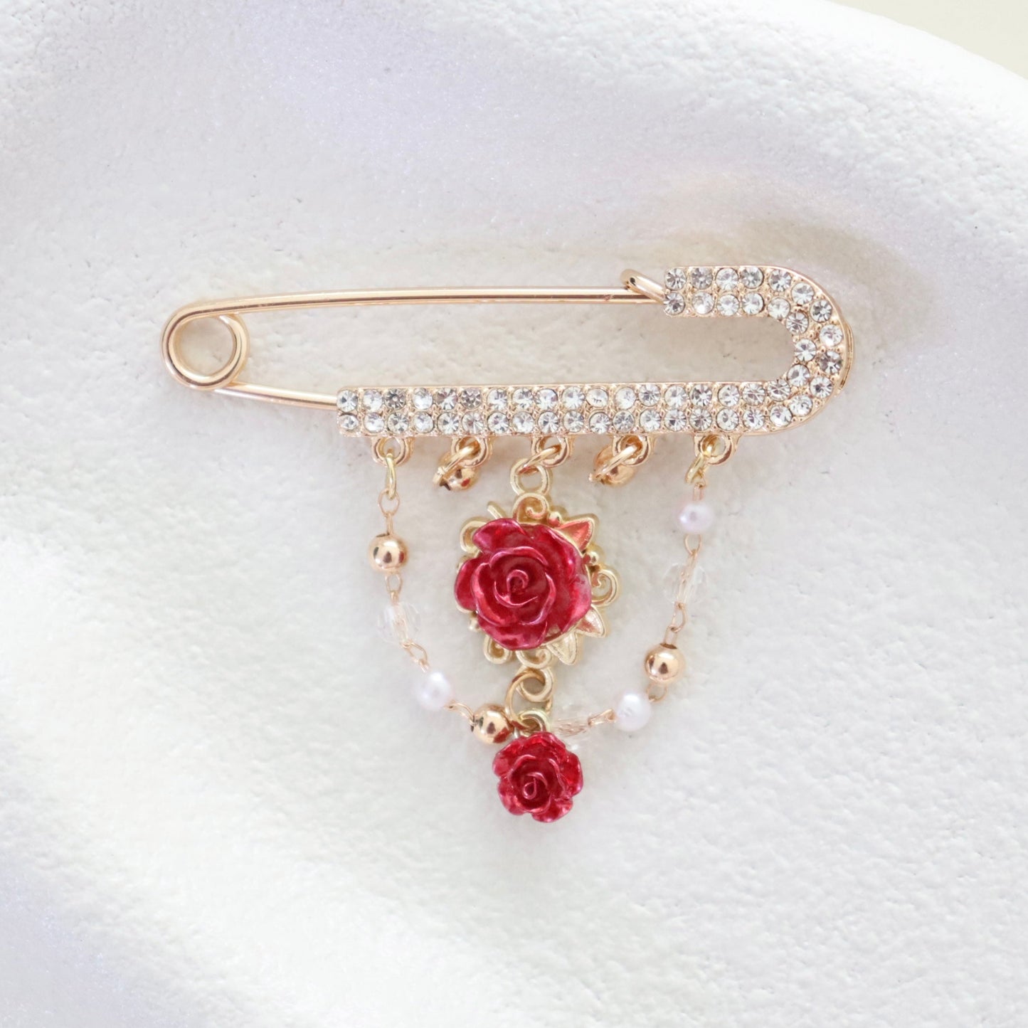 Diamanté Luxe Eternal Romance Keepsake Pin