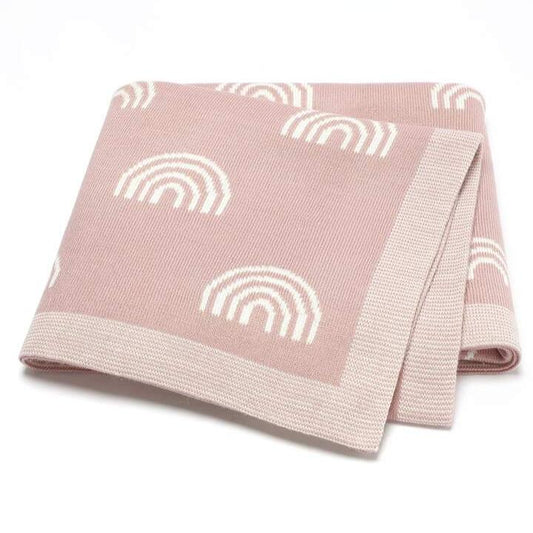 Baby Blanket - Pink Rainbow
