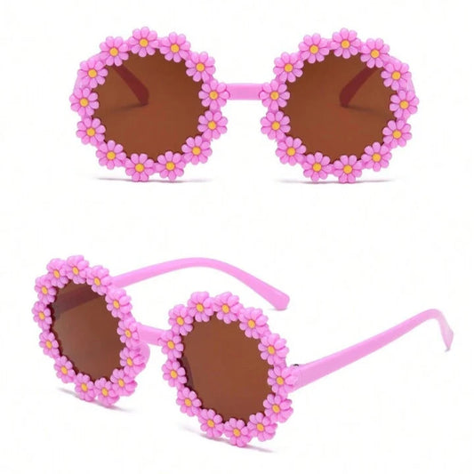 Sunglasses - Pink Daisy