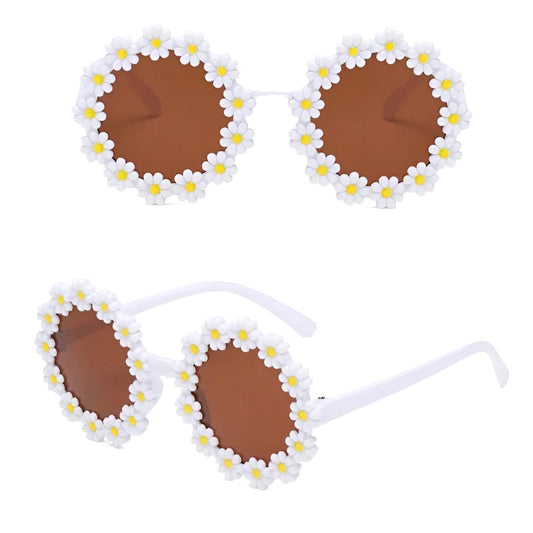 Sunglasses - White Daisy