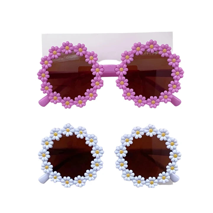 Sunglasses - White Daisy