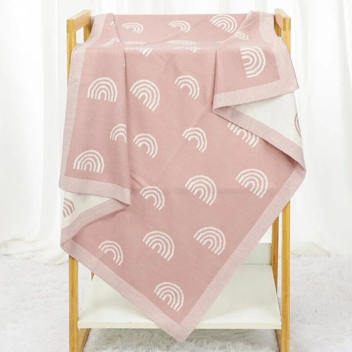 Baby Blanket - Pink Rainbow