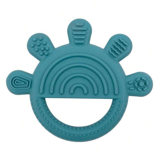 Teether - Teal Silicone Sun