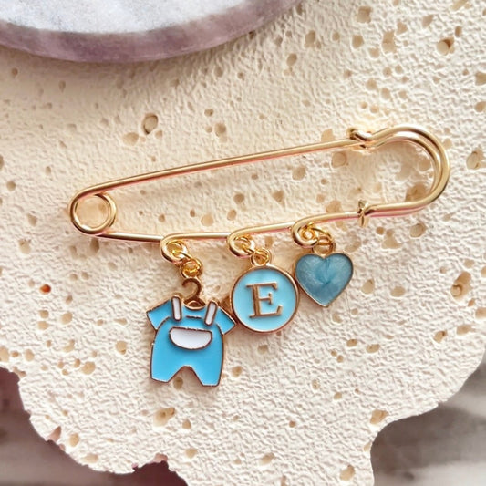 Baby Boy Romper Keepsake Pin